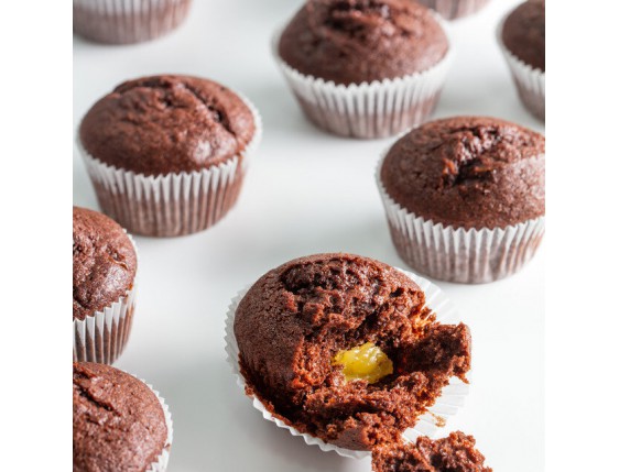 Koláč Čokoládový muffin s vanilkovou náplňou - 3 