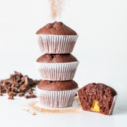 Koláč Čokoládový muffin s vanilkovou náplňou - 2 