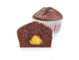 Koláč Čokoládový muffin s vanilkovou náplňou